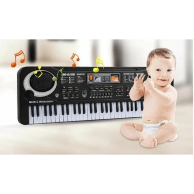 Đàn Piano 61 Phím điện tử cho bé kèm Mic & dây cắm – Giá ưu đãi 209.000₫ 4