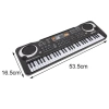 Đàn Piano 61 Phím điện tử cho bé kèm Mic & dây cắm – Giá ưu đãi 209.000₫ 5