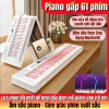Đàn piano điện Bluetooth 61 phím gấp gọn, di động, cho người mới bắt đầu, trẻ em, ngẫu hứng – Giá ưu đãi 1.066.000₫