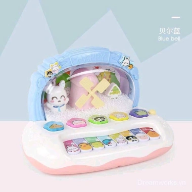 Đàn Piano Mini Cối Xay Gió và Bông Tuyết Phát Nhạc - Giá ưu đãi 165.000₫ 3