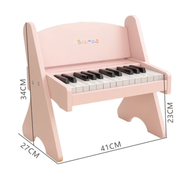 Đàn Piano Mini Gỗ Kuang Meng cho Bé, Bàn Phím Điện Tử Trẻ Nhỏ, Quà Sinh Nhật 8