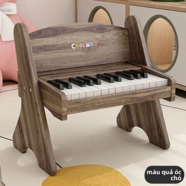 Đàn Piano Mini Gỗ Kuang Meng cho Bé, Bàn Phím Điện Tử Trẻ Nhỏ, Quà Sinh Nhật 11