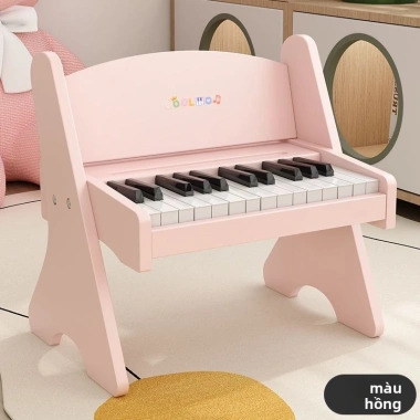 Đàn Piano Mini Gỗ Kuang Meng cho Bé, Bàn Phím Điện Tử Trẻ Nhỏ, Quà Sinh Nhật 12