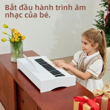 Đàn Piano Mini Gỗ Kuang Meng – Đồ chơi bàn phím điện tử cho bé, quà sinh 1.512.000 VND 7