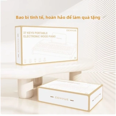 Đàn Piano Mini Gỗ Kuang Meng – Đồ chơi bàn phím điện tử cho bé, quà sinh 1.512.000 VND 8