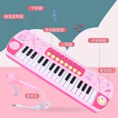 Đàn piano trẻ em kèm micro, âm thanh sống động, giá 300.000₫, giúp bé phát triển tài năng âm nhạc 6