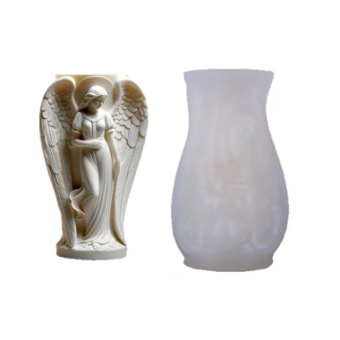 Dẫn Tái Sử Dụng Angel Flowerpot Silicon Khuôn Nhựa Dễ Dàng Làm Bê Tông Xi Măng Dự Án, Giá 183.700₫