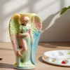 Dẫn Tái Sử Dụng Angel Flowerpot Silicon Khuôn Nhựa Dễ Dàng Làm Bê Tông Xi Măng Dự Án, Giá 183.700₫ 8