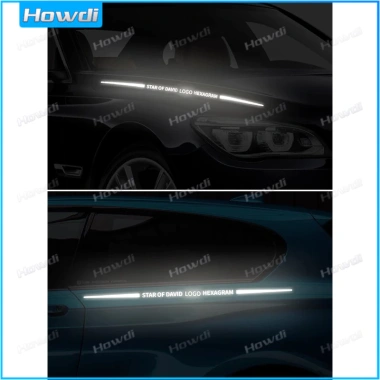 Dán trắng Laser phản quang logo ô tô - Nhãn dán trang trí xe, giá 39.496₫ 3