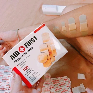 Dán Vết Thương Chữ Thập Đỏ 100 Miếng - Giá chỉ 17.848 VND, bảo vệ nhanh 5
