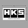 Dán Xe Hơi HKS Phản Quang Chống Thấm Nước Decal Cửa Sổ Kính Ốp Lưng Toyota Mitsubishi EVO 11