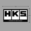 Dán Xe Hơi HKS Phản Quang Chống Thấm Nước Decal Cửa Sổ Kính Ốp Lưng Toyota Mitsubishi EVO 12