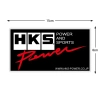 Dán Xe Hơi HKS Phản Quang Chống Thấm Nước Decal Cửa Sổ Kính Ốp Lưng Toyota Mitsubishi EVO 16