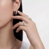 DANA Nhẫn và Bông Tai Dày Nhiều Màu Cube Zirconia - Phong Cách Tuyên Bố, 284.900 VND 7