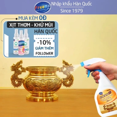 Đánh bóng đồng 500ml HC01DD - Tẩy gỉ, loại bỏ màng oxit, đồng sáng bóng, sạch sẽ, giá ưu đãi 98.000₫
