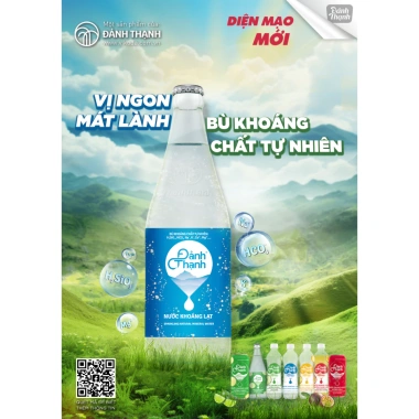 Đảnh Thạch Thùng 24 Chai 430ml Nước Khoáng Thiên Nhiên Có Ga Giá 162.000 VND