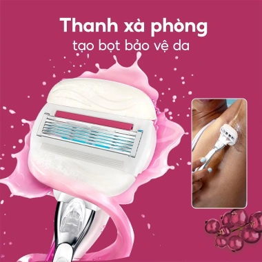 Dao cạo Gillette Venus Comfortglide Olay Sugarberry Mềm mịn không kích ứng 319.000đ 4