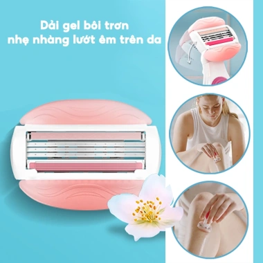 Dao cạo Gillette Venus Mini Comfortglide White Tea Giá 179.000, da mịn, cạo nhẹ 3 Dao cạo Gillette Venus Mini Comfortglide White Tea Giá 179.000, da mịn, cạo nhẹ 3