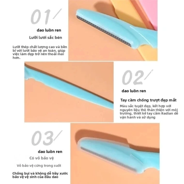 Dao cạo lông mày di động GlowNest - Định hình, tẩy lông mặt, chỉ 133.518 VND 6