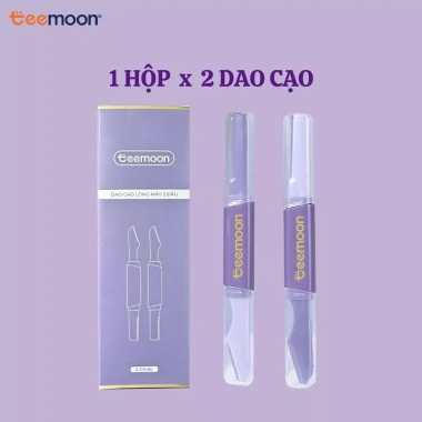 Dao cạo lông mày Teemoon 2 đầu không gỉ, siêu bén không đau - Set 2 chiếc 55k 9 Dao cạo lông mày Teemoon 2 đầu không gỉ, siêu bén không đau - Set 2 chiếc 55k 9