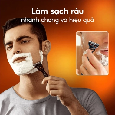 Dao cạo râu Gillette Fusion 5 lưỡi kép - Cạo sạch, mượt, giảm giá 269.000 VND 2