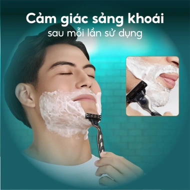 Dao cạo râu Gillette Mach 3 3 lưỡi kép Clean Shave - Giá chỉ 189.000₫