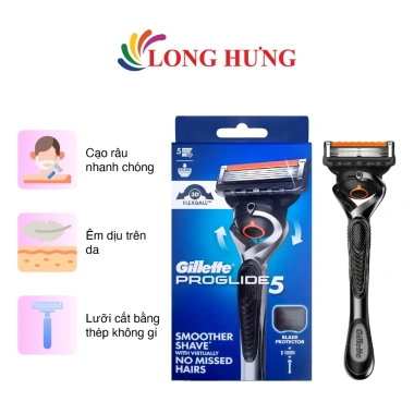 Dao cạo râu Gillette Proglide 5 lưỡi kép - Giá ưu đãi 329.000 VND, độ mượt siêu mịn