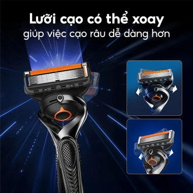 Dao cạo râu Gillette Proglide 5 lưỡi kép - Giá ưu đãi 329.000 VND, độ mượt siêu mịn