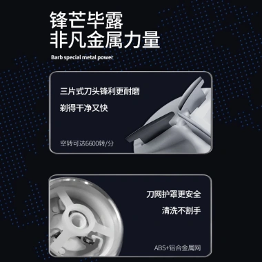 Dao Cạo Râu Mini KONCA Thép Không Gỉ Chống Nước - Giá Ưu Đãi 189k cho Nam