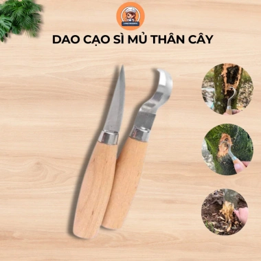Dao cạo sì mủ thép không gỉ, râu riêng, gọt vỏ, xử lý sâu nấm - Sắc bén, tiện lợi, chỉ 55.000 VND 3