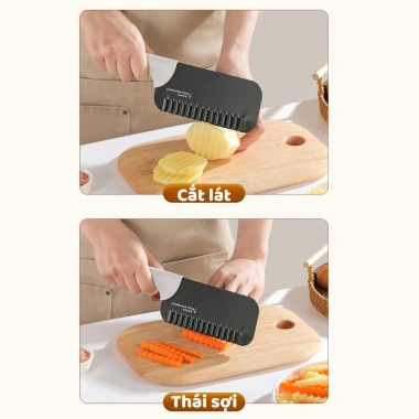 Dao Cắt Củ Quả Sóng GoMarket Thép Không Gỉ Bền Đẹp Tiện Dụng Nhà Bếp Giá 68.000 VND