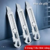 Dao cắt giấy đa năng DLIGHT 12cm lưỡi thép không gỉ sắc bén, ốc vặn điều chỉnh chắc chắn, bền cao - Giá 81.000₫ 6