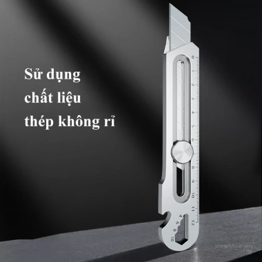 Dao cắt giấy đa năng DLIGHT 12cm lưỡi thép không gỉ sắc bén, ốc vặn điều chỉnh chắc chắn, bền cao - Giá 81.000₫ 7
