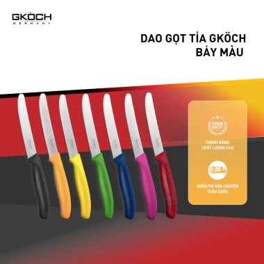 Dao cắt gọt đa năng GKÖCH - Sắc bén, An toàn, Bền bỉ, Nhiều màu - 109.999₫