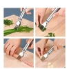 Dao cắt sợi hành, chẻ rau muống inox không gỉ, có nắp đậy lưỡi - Giá 34.320₫ 8