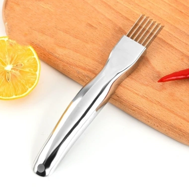 Dao cắt sợi hành, chẻ rau muống inox không gỉ, có nắp đậy lưỡi - Giá 34.320₫ 9