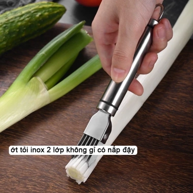 Dao cắt sợi hành, rau muống inox không gỉ LIA123 - Nắp đậy lưỡi, giá 34.320₫