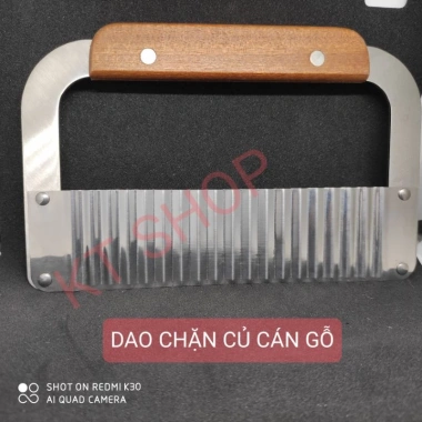 Dao chặn rau củ cán gỗ - Thiết kế bàn tiện lợi, độ bền cao, giá chỉ 65.700₫