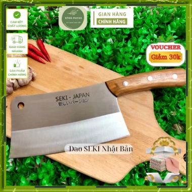 Dao chặt xương Seki Nhật Bản thép nguyên khối bền bỉ chắc chắn giá 235.000 VND