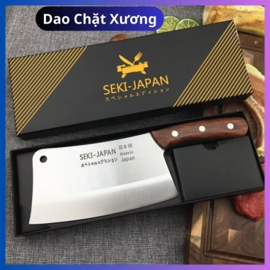 Dao chặt xương Seki Nhật Bản thép nguyên khối bền bỉ chắc chắn giá 235.000 VND