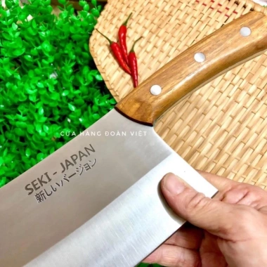 Dao chặt xương Seki Nhật Bản thép nguyên khối bền bỉ chắc chắn giá 235.000 VND