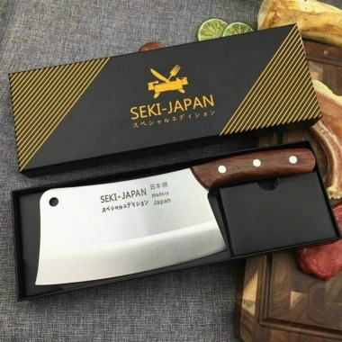 Dao Chặt Xương Seki Thép Không Gỉ - Dao Nhật Đa Năng, Băm Thái, Giá chỉ 239.000 VND