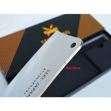 Dao Chặt Xương Seki Thép Không Gỉ - Dao Nhật Đa Năng, Băm Thái, Giá chỉ 239.000 VND 4 Dao Chặt Xương Seki Thép Không Gỉ - Dao Nhật Đa Năng, Băm Thái, Giá chỉ 239.000 VND 4