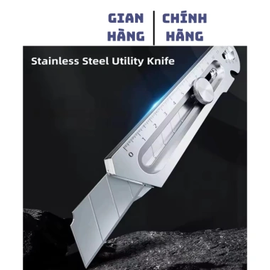 Dao Dọc Giấy Inox Đa Năng Chống Rỉ Cắt Giấy Vặn Mở Ốc Lắp Bia Tiện Ích 3