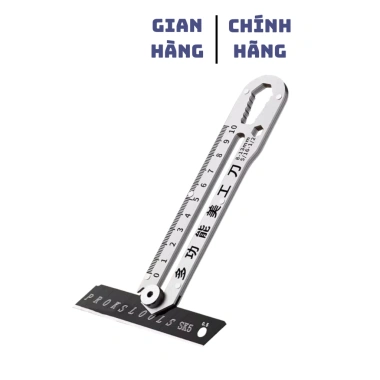 Dao Dọc Giấy Inox Đa Năng Chống Rỉ Cắt Giấy Vặn Mở Ốc Lắp Bia Tiện Ích 9