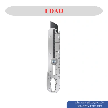Dao Dọc Giấy Inox Đa Năng Chống Rỉ Cắt Giấy Vặn Mở Ốc Lắp Bia Tiện Ích 10