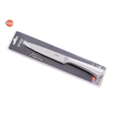 Dao gọt dài iMat - Lưỡi thép carbon 5CR15 sắc, cán inox 430 không gỉ, chỉ 118k 4