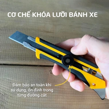 Dao kỹ thuật hạng nặng OLFA L-5 18mm đa năng cắt thảm sàn gỗ cao su nhựa mica - Nhật Bản - Giá 200.000 VND