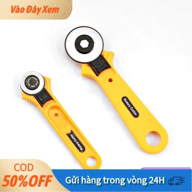 Dao lăn cắt đa năng 28mm và 45mm cho da, vải, giấy - DIY, giá giảm 60k COD