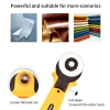 Dao lăn cắt đa năng 28mm và 45mm cho da, vải, giấy - DIY, giá giảm 60k COD 4